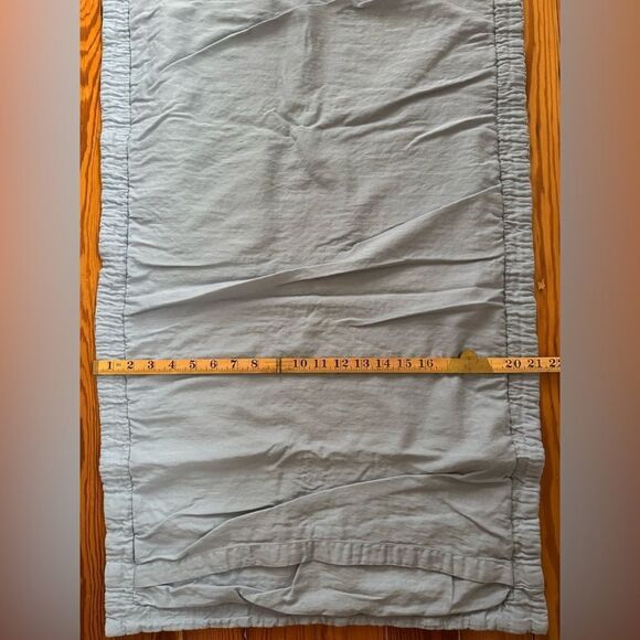 Pottery Barn Blue Textured Pillowshams - Picture 5 of 6